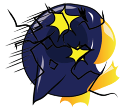 Cartoon The penguin v.001 sticker #7199434