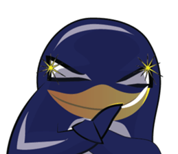 Cartoon The penguin v.001 sticker #7199450