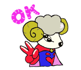 mouton heros sticker sticker #7199616