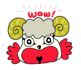 mouton heros sticker sticker #7199637