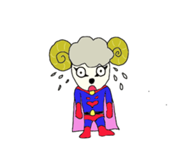 mouton heros sticker sticker #7199643