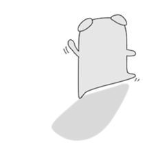 Cute & healing transparent pig sticker #7199906