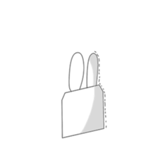 Transparent rabbit sticker #7199967