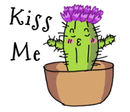 Cactus mini garden sticker #7201346