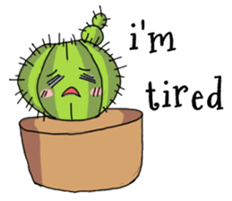 Cactus mini garden sticker #7201352