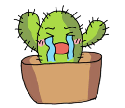 Cactus mini garden sticker #7201358