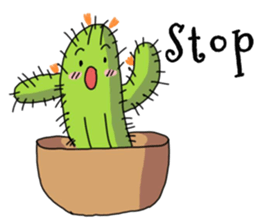 Cactus mini garden sticker #7201365