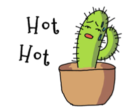 Cactus mini garden sticker #7201367
