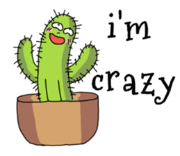 Cactus mini garden sticker #7201369