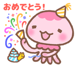 Jellyfish Namie-chan everyday sticker #7201655