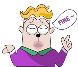 Mr.Tume : born with purple (Eng) sticker #7202302