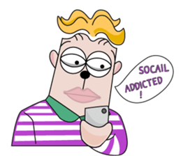 Mr.Tume : born with purple (Eng) sticker #7202303