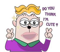 Mr.Tume : born with purple (Eng) sticker #7202305