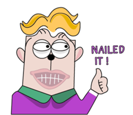 Mr.Tume : born with purple (Eng) sticker #7202327