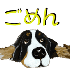 BERNESE MOUNTAIN DOG RIN Ver.3 sticker #7203740