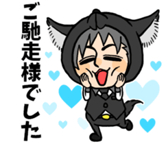 Wolf person story.drinking party sticker #7204081