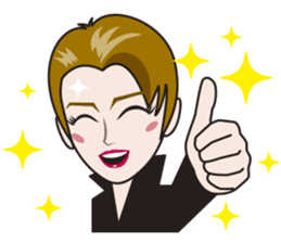 Shining musical star 2 sticker #7204178