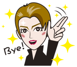 Shining musical star 2 sticker #7204198