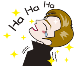 Shining musical star 2 sticker #7204205