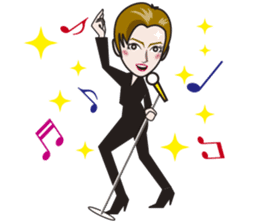 Shining musical star 2 sticker #7204206