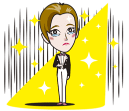 Shining musical star 2 sticker #7204213