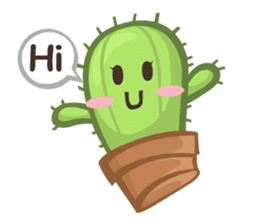 Mini Cactus - little Mi sticker #7204376