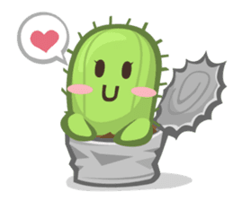 Mini Cactus - little Mi sticker #7204378