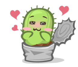 Mini Cactus - little Mi sticker #7204382