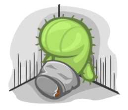 Mini Cactus - little Mi sticker #7204386