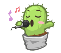 Mini Cactus - little Mi sticker #7204390