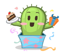 Mini Cactus - little Mi sticker #7204391
