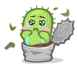 Mini Cactus - little Mi sticker #7204393