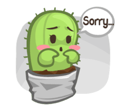 Mini Cactus - little Mi sticker #7204399