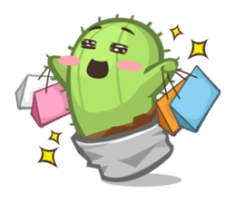 Mini Cactus - little Mi sticker #7204401