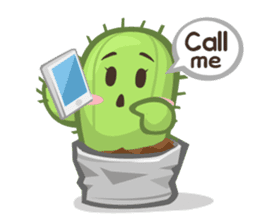 Mini Cactus - little Mi sticker #7204405