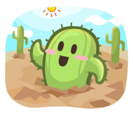 Mini Cactus - little Mi sticker #7204413