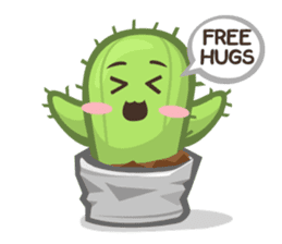 Mini Cactus - little Mi sticker #7204415