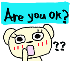 Child May of the bear English version sticker #7204538