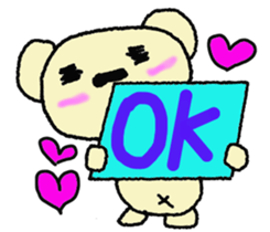 Child May of the bear English version sticker #7204539