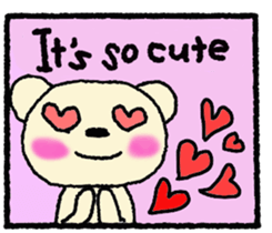 Child May of the bear English version sticker #7204559