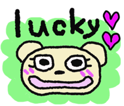 Child May of the bear English version sticker #7204561