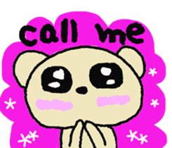 Child May of the bear English version sticker #7204563