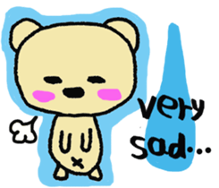 Child May of the bear English version sticker #7204573