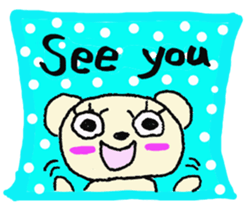 Child May of the bear English version sticker #7204575