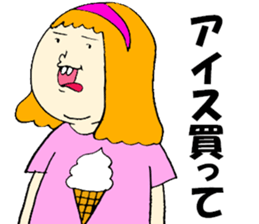 Protruding teeth 2 sticker #7204642