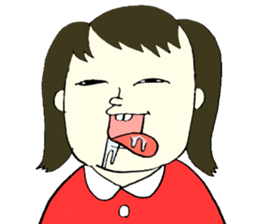 Protruding teeth 2 sticker #7204649