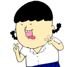 Protruding teeth 2 sticker #7204655