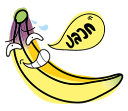 Banana Wahaha sticker #7204764