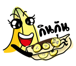 Banana Wahaha sticker #7204765