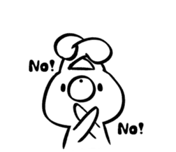 Doumo Usagi-desu.(English) sticker #7204940